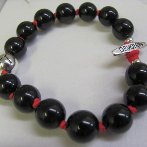 Sterling Silver DEVOTION Inspirational Bracelet - Picture 7 of 8